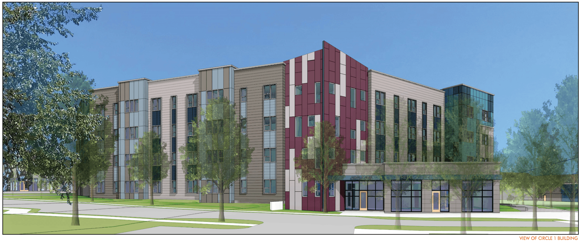 Rendering of Riverton Park Bldg 1